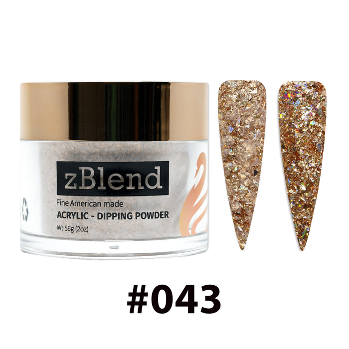 zBlend OR zGel | #041 - #052 Glitter Collection - 12 Colors