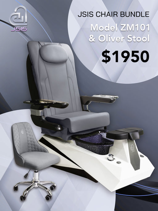 JSIS - Pedicure Spa Chair - ZM101 - FREE Oliver Stool
