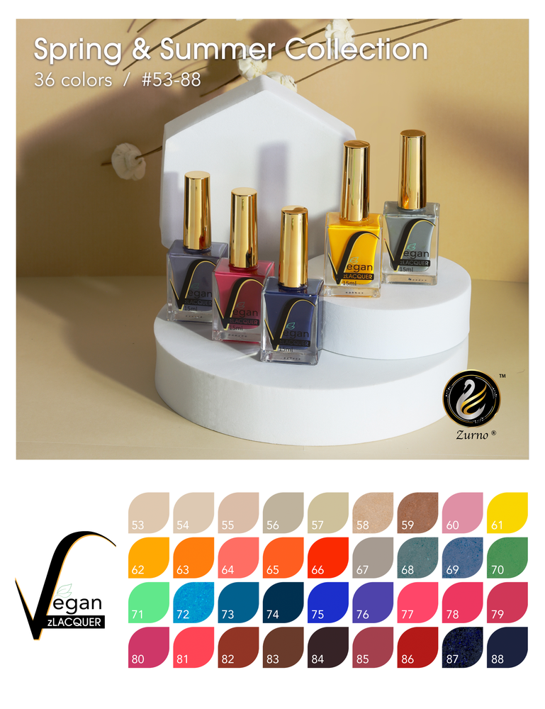 zLacquer | #053 - #088 Spring & Summer Collection - 36 Colors