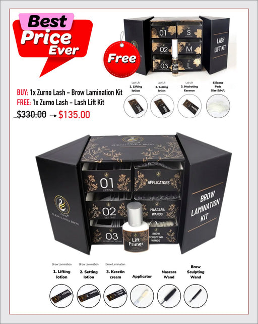 BEST PRICE EVER - Zurno Lash & Brown Kit Bundle