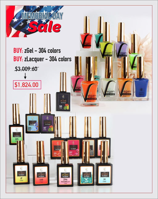 MEMORIAL DAY SALE - zGel & zLacquer - Complete Set
