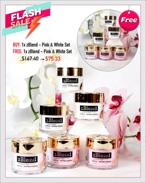 BEST PRICE EVER - zBlend - Pink & White Collection Bundle