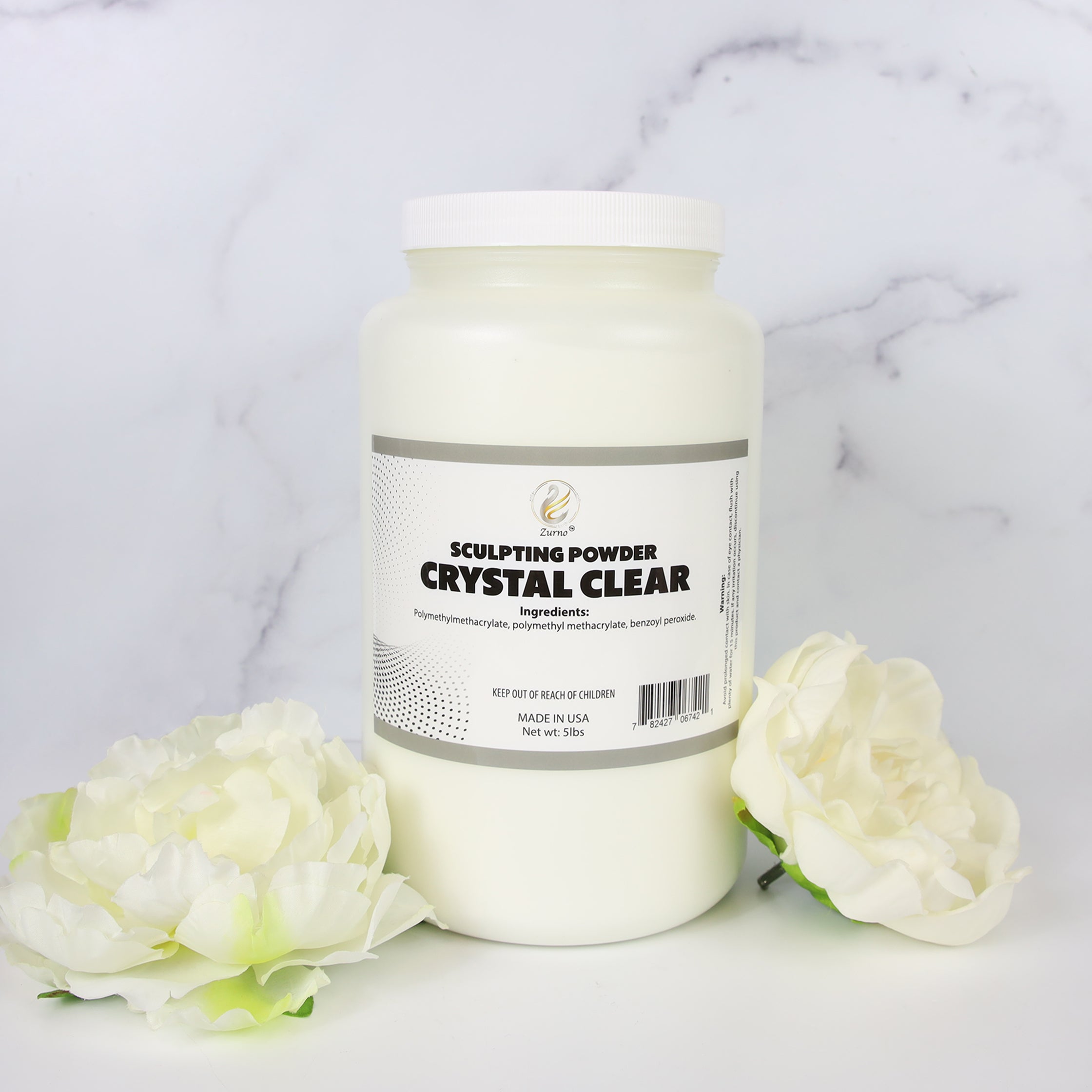 Zurno Sculpting Powder Crystal Clear Natural Pink — Nailsjobs by Zurno