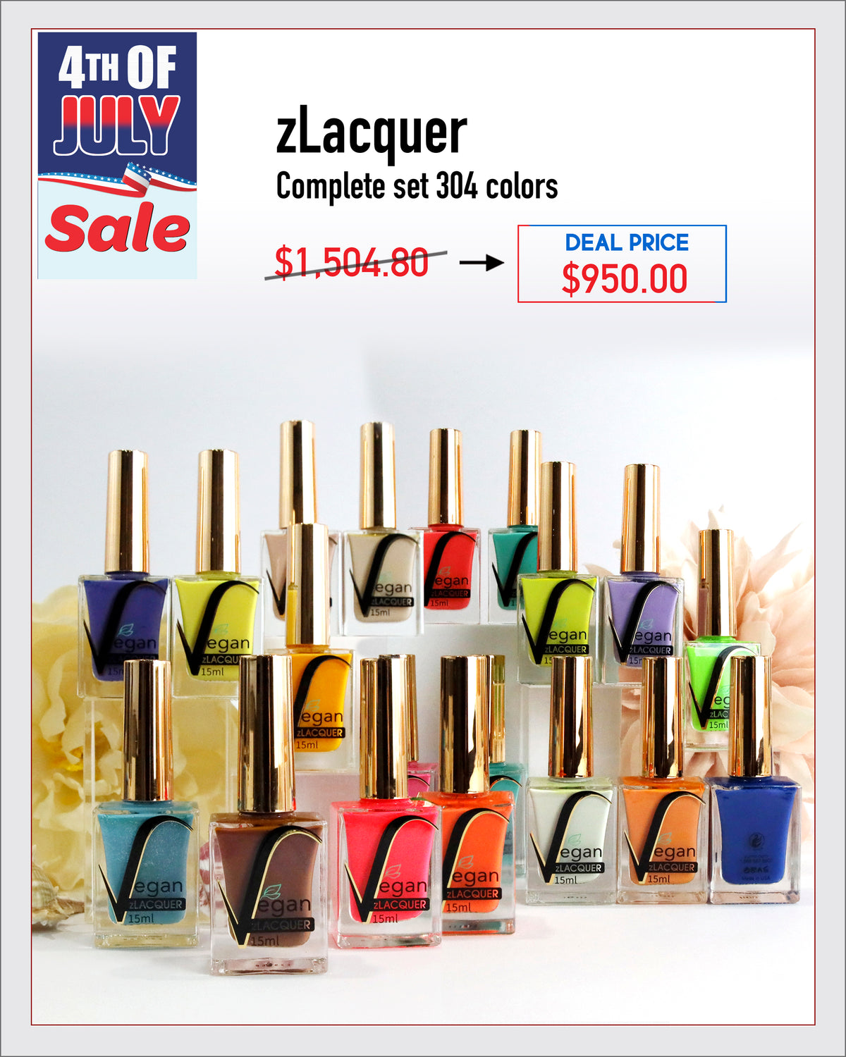 LAUNCHING zLacquer Complete Set 304 colors — Nailsjobs by Zurno