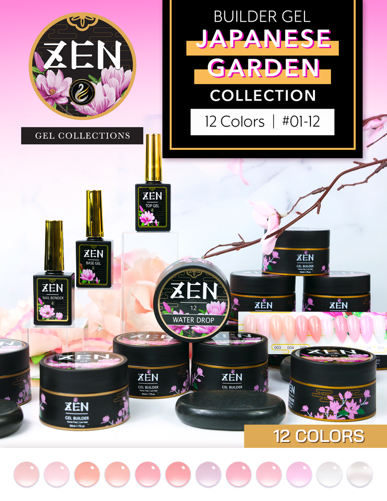 ZEN | Builder Gel Japanese Garden Collection #01-#12