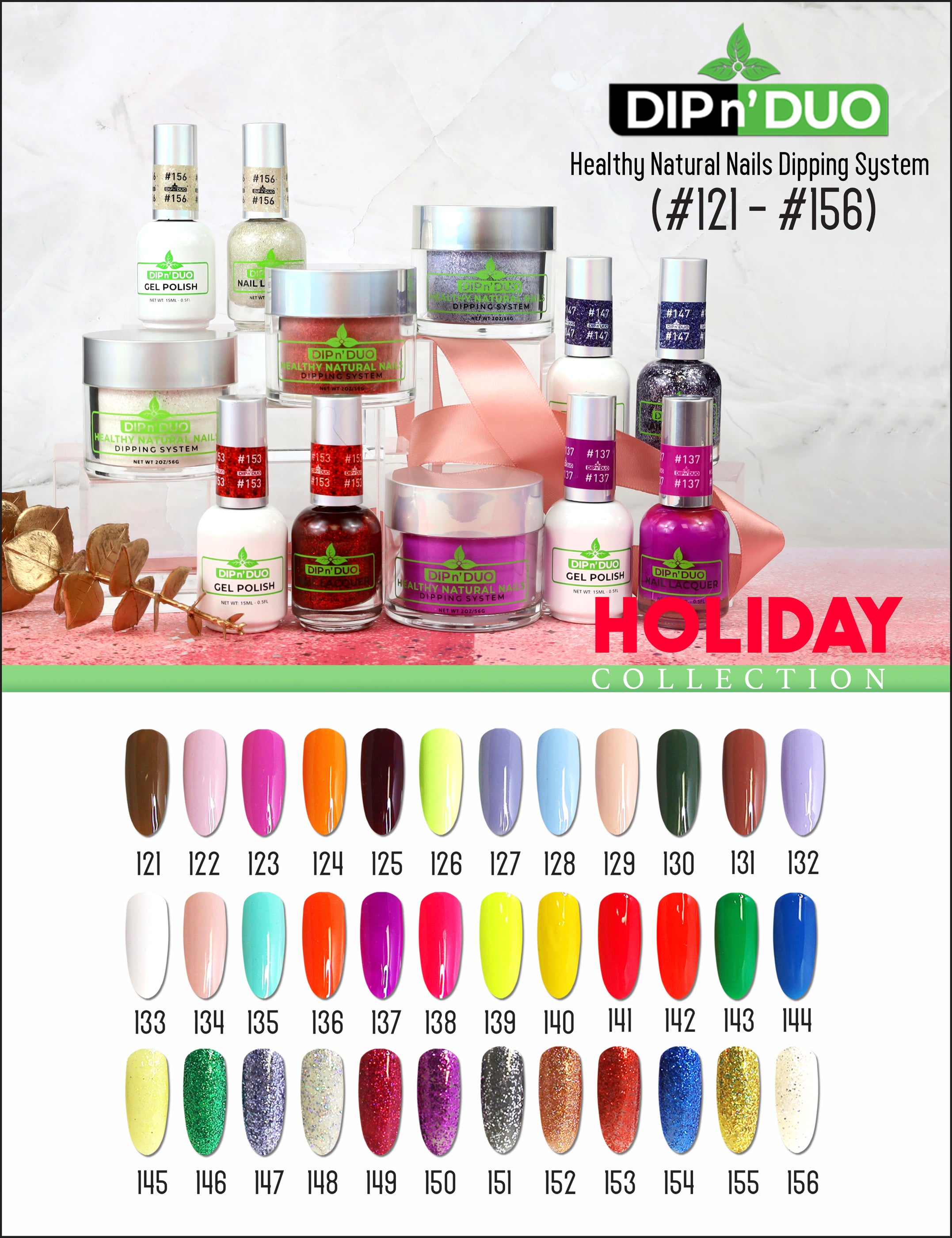 DIP n' DUO 4in1 Matching Set & Collection — Nailsjobs by Zurno