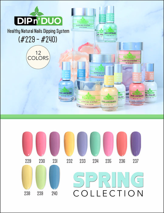DIP n' DUO - 4-in-1 Matching - Color #229-#240 (Spring Collection)