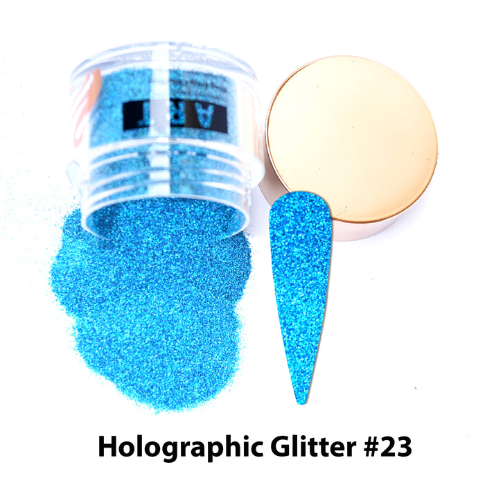Rolio Holographic Glitter - 1oz Jar - 23 Colors Cognac Amber