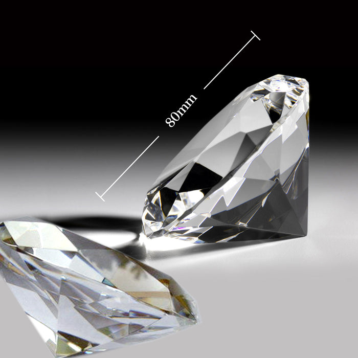 Crystal Diamond - Large Size 80mm (2pcs)