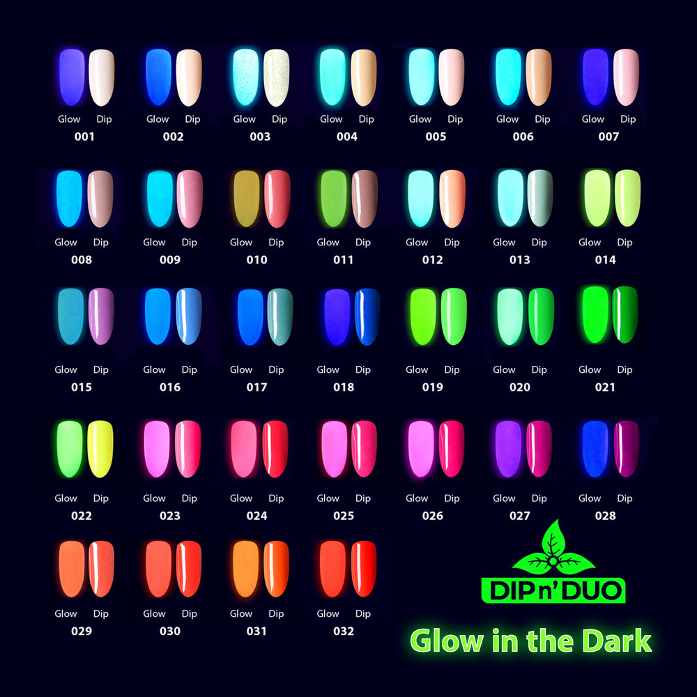 DIP n' DUO - Glow in the Dark Collection - 32 Colors