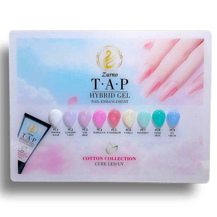 T.A.P Gel | Starter Kit - Color Collection Section French Collection - 8 Colors w/ Tools & Color Chart