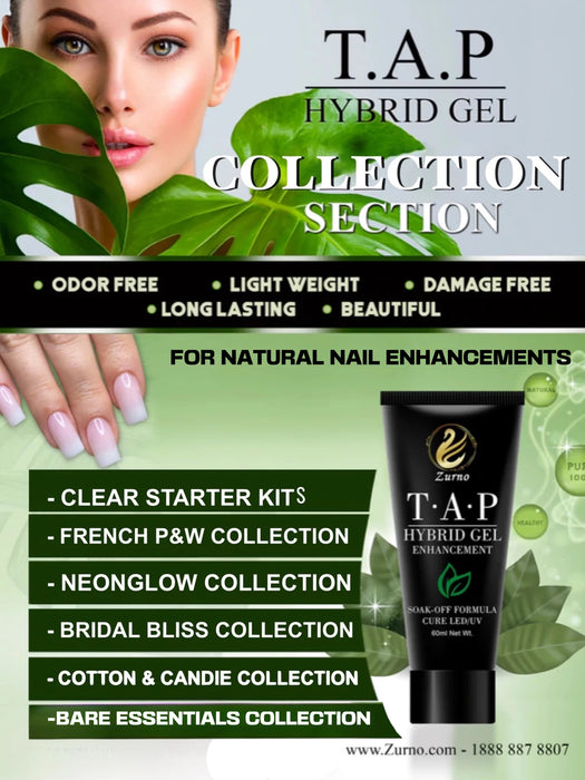 T.A.P Gel | Starter Kit - Color Collection Section Bridal Bliss Collection - Color Chart