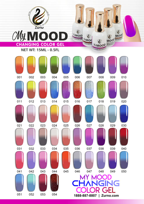 Mia Secret bundle set of 6 mood changing color full nail polish bottles |  www.visionbound.com