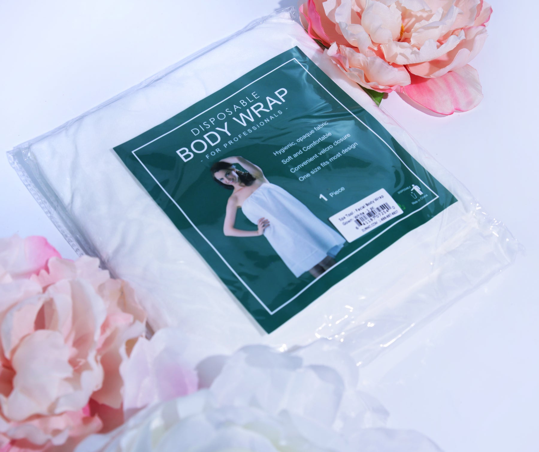 Disposable Body Wrap Gown - White