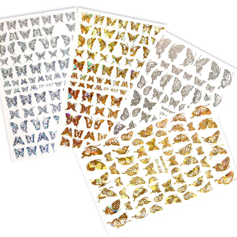 Butterfly sticker Set 6 (4pcs)