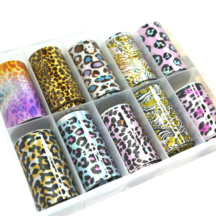 Design Transfer Foil - Holographic Nail Sticker With Different Design