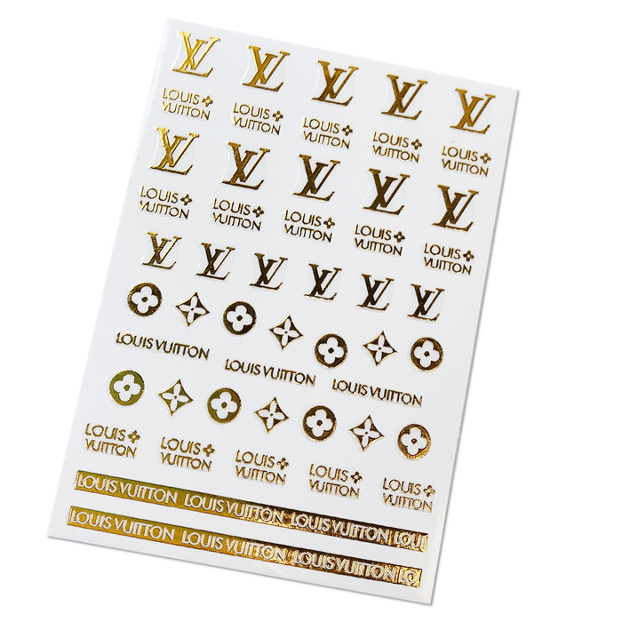 Louis Vuitton Nail Stickets 