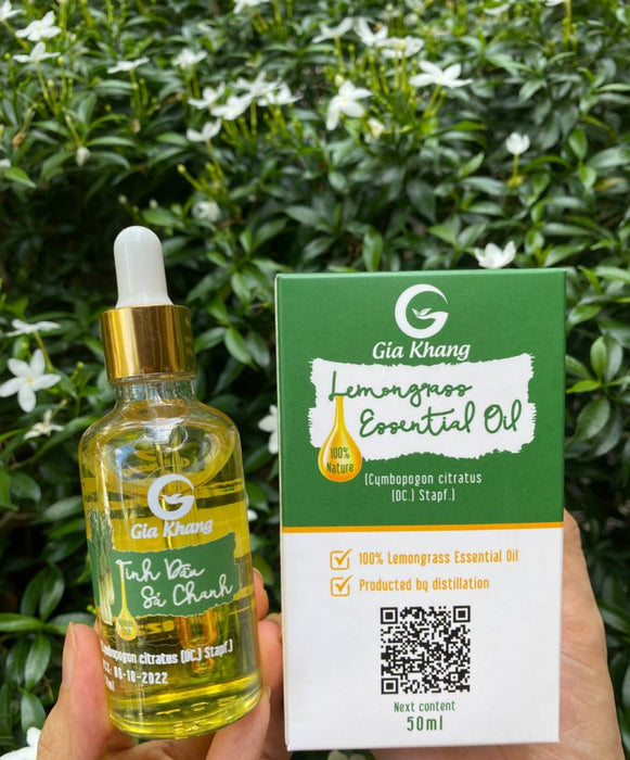 TINH DẦU SẢ CHANH GIA KHANG - Lemongrass Essential Oil