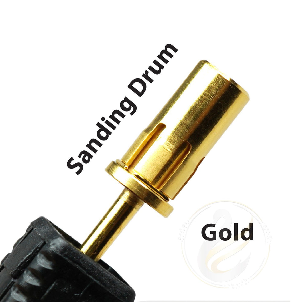 Sanding Drum Drill Bit - Gold