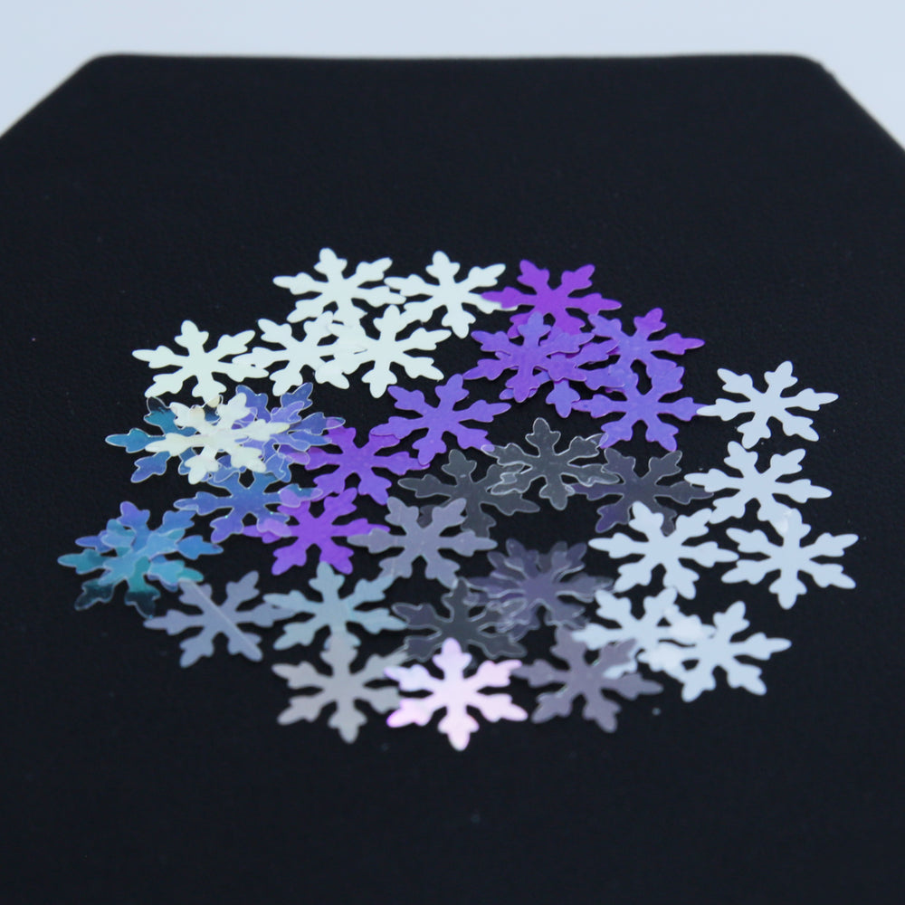 Snowflake Glitter - 6 Colors/box